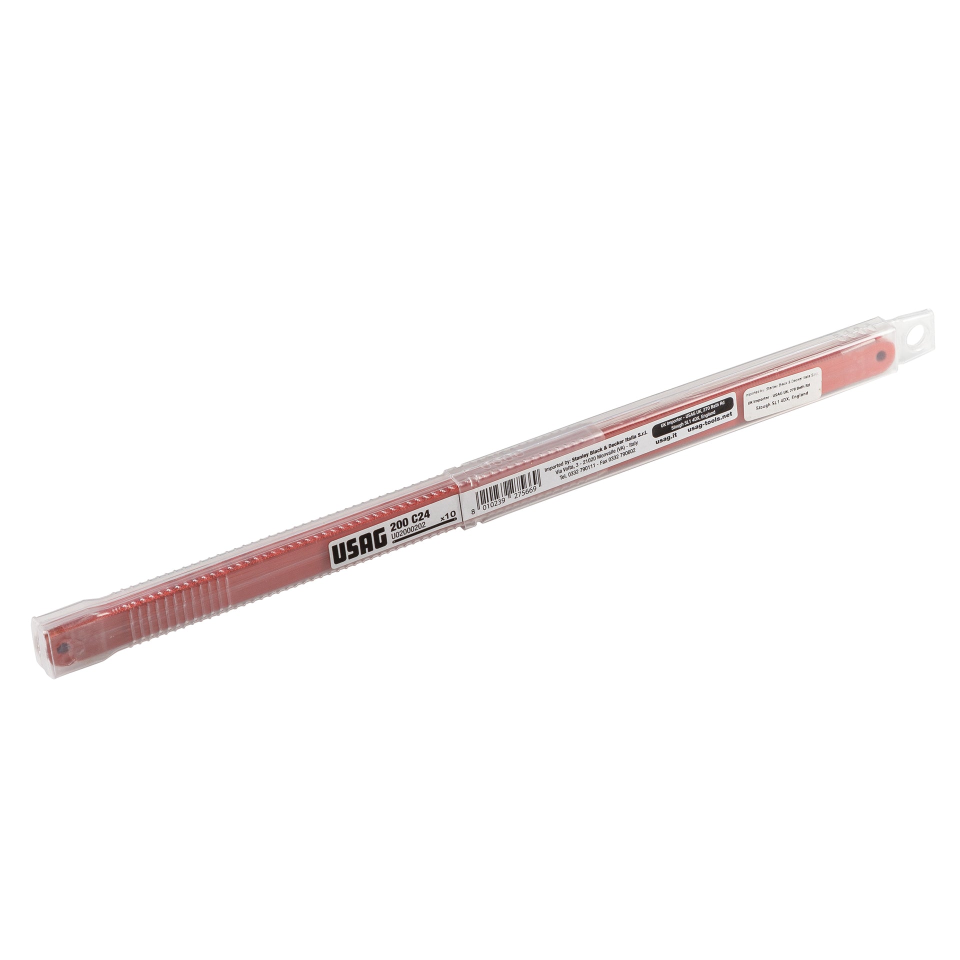 200 C/10 PCS - Lame de scie à métaux de rechange (Pack de 10 pcs) - Usag 200 C/10 PCS - Lame de scie à métaux de rechange (Pack de 10 pcs) - Usag